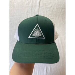 University Miami Hurricanes Snapback Hat Green White Trucker Top Of The World